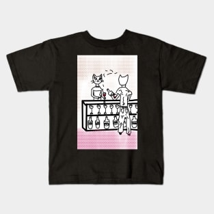 New scene from Cats on the weekend aka cat bar Kids T-Shirt